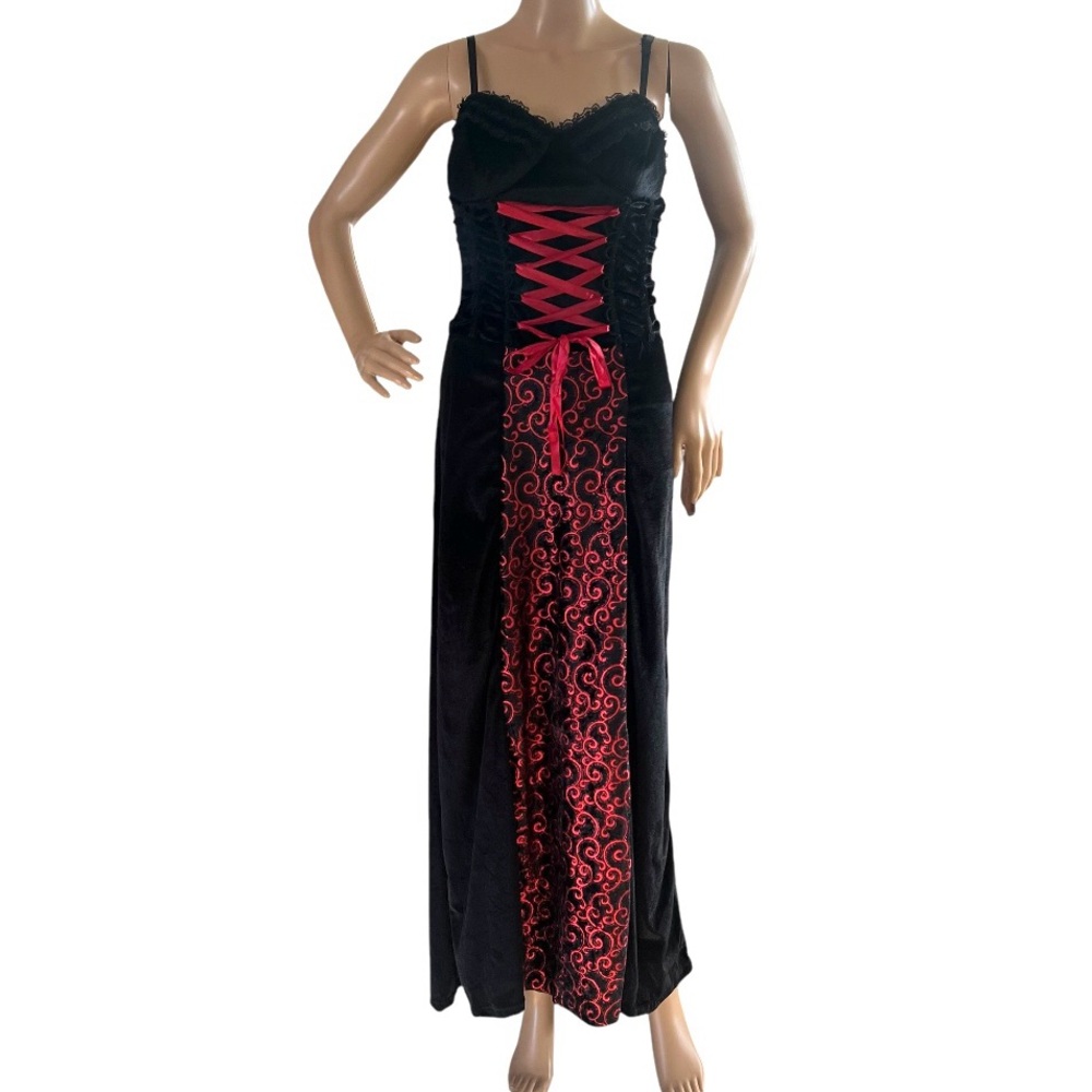 Empress Fairy Goth Halloween Sexy Costume Lilith Long Dress